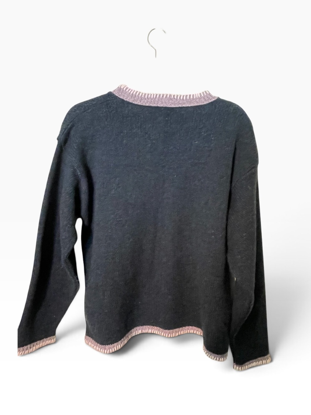 Alps Vintage wool blend crewneck sweater in green. Size medium. GUC made in USA - Picture 2 of 4